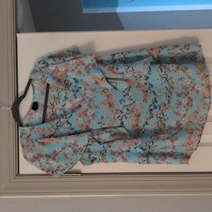 Worthington 3x flutter sleeve blouse